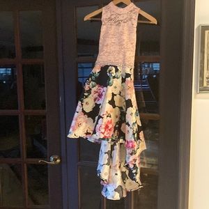 Girls high/low hem dress.